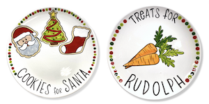 Orange Village Cookies for Santa & Treats for Rudolph