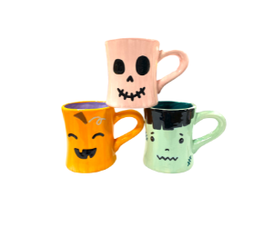 Orange Village Halloween Mini Mugs