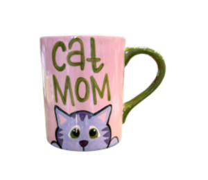 Orange Village Cat Mom Mug