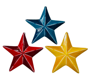 Orange Village Jewel Toned Stars